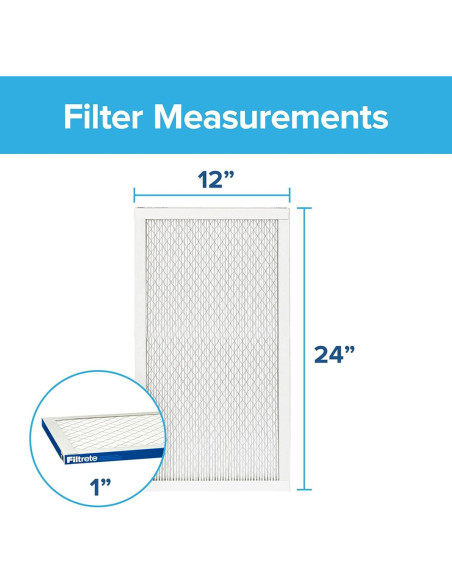 Filtro de Aire Filtrete 30.48x60.96 cm MERV 13 Paquete de 2