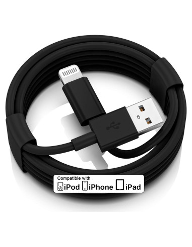 Cable USB A a Lightning FUPYWP 0.91m Carga Rápida iPhone