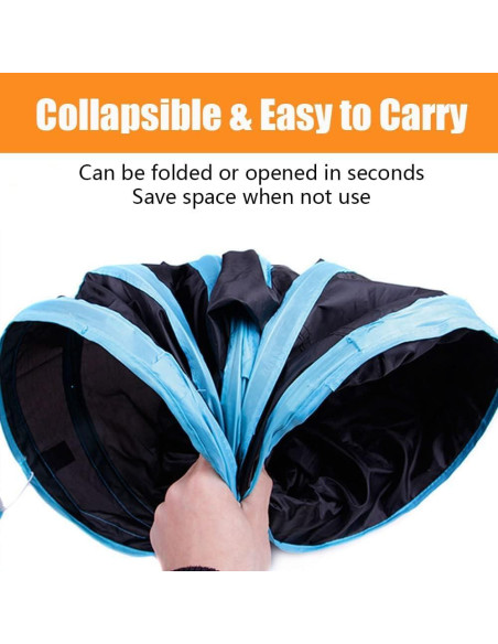 21 Piezas Juguetes para Gatos Interactivos - Túnel Plegable y Varita de Plumas