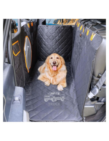 Cubierta de Asiento para Perros ITNAST XL Impermeable Negro