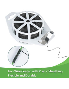 Alambre Floral Tenn Well 100m 22 Calibres Negro con Cortador 2