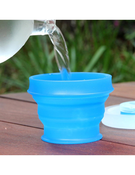 Taza Colapsable GoCup Humangear 118ml Verde Libre de BPA