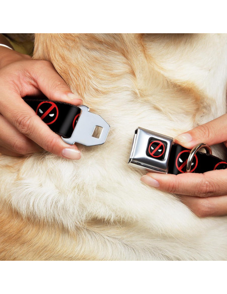 Collar para Perro Marvel Deadpool 24.1-33 cm 2.5 cm ancho Collar para Perro Marvel Deadpool 24.1-33 cm 2.5 cm ancho