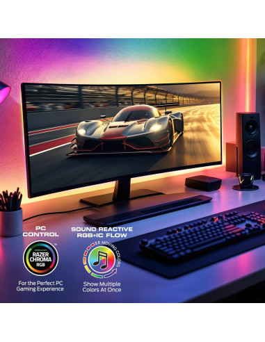 Tira de luces LED Monster Smart RGB+IC 3m - Control App y Voz