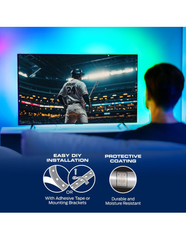 Tira de luces LED Monster Smart RGB+IC 3m - Control App y Voz