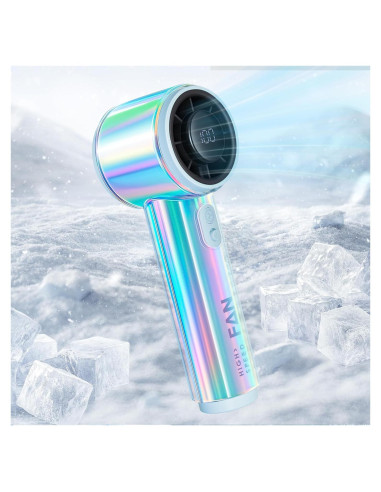 Ventilador Portátil de Mano ByNaRIX C08 Turbo 14000 RPM Azul