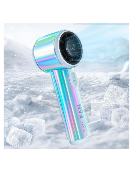 Ventilador Portátil de Mano ByNaRIX C08 Turbo 14000 RPM Azul