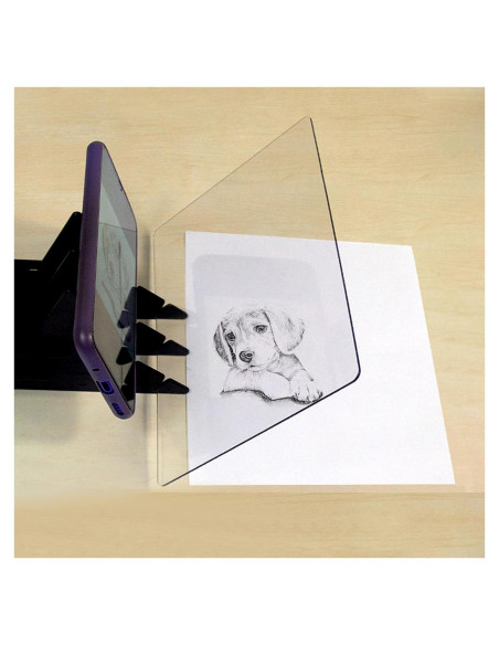 Tablero de Dibujo Óptico ITODA 26x19 cm con Soporte Ajustable Tablero de Dibujo Óptico ITODA 26x19 cm con Soporte Ajustable