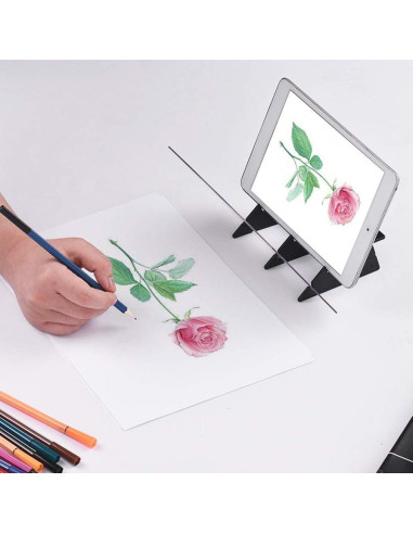 Tablero de Dibujo Óptico ITODA 26x19 cm con Soporte Ajustable