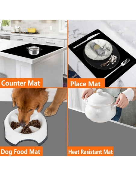 Alfombrilla de Silicona Ultibe 60x40cm Resistente al Calor 2Pack