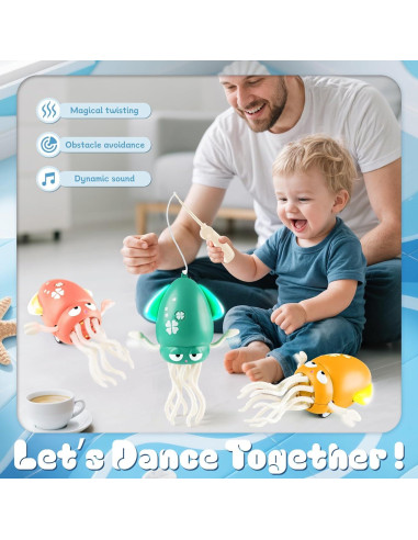 Juguete Interactivo de Pulpo Eléctrico Blf Fun Rosa