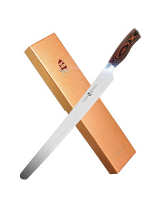 Cuchillo de Rebanar TUO 35.56 cm Acero Inoxidable Pakkawood