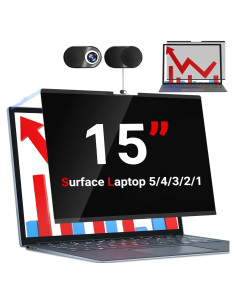 Pantalla de Privacidad ZOEGAA para Laptop Surface 15" Magnética