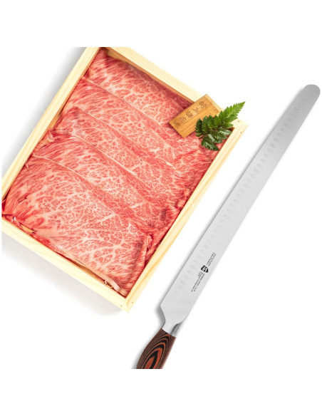 Cuchillo de Rebanar TUO 35.56 cm Acero Inoxidable Pakkawood