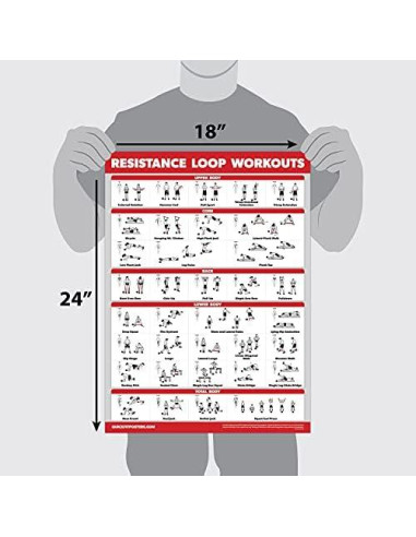 Póster de Ejercicio Laminado QUICKFIT 68.58x45.72 cm