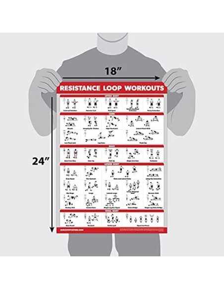 Póster de Ejercicio Laminado QUICKFIT 68.58x45.72 cm