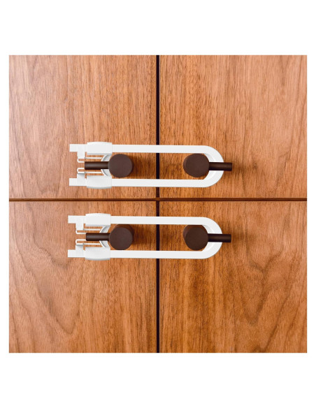 Cerraduras de Gabinete Deslizantes XHL-Oumin para Bebés - 4 Piezas