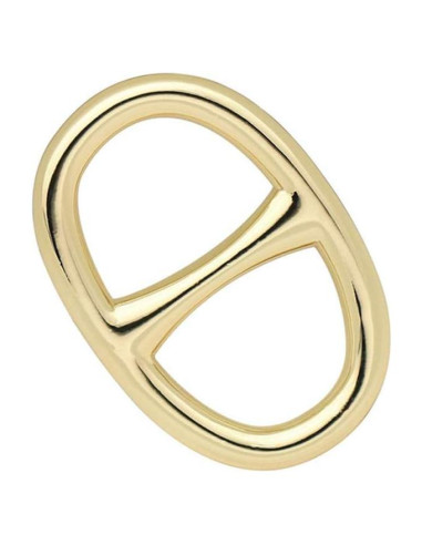 Clip de Bufanda Ovalado Vpang en Aleación - Color Oro