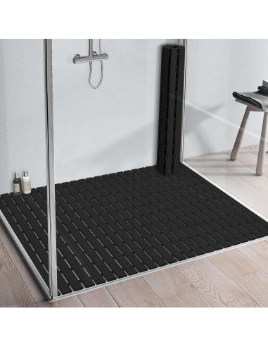 Alfombrilla de Ducha Grande Yolife 90x60 cm Antideslizante PVC