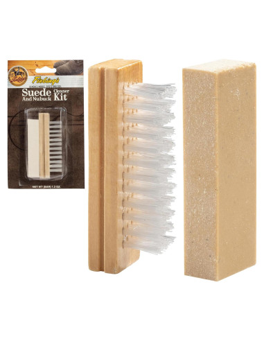 Kit Limpiador de Zapatos de Ante Fiebing - Barra y Cepillo