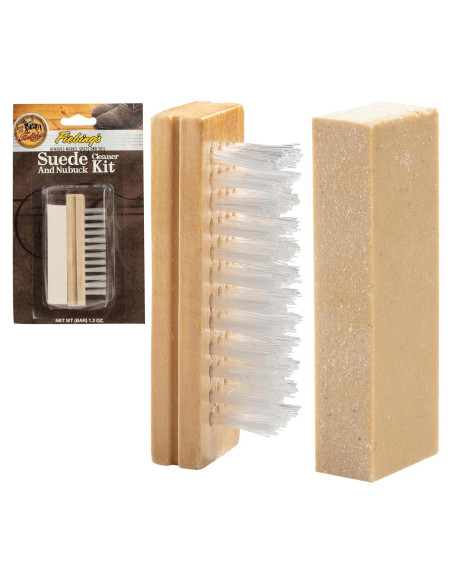 Kit Limpiador de Zapatos de Ante Fiebing - Barra y Cepillo