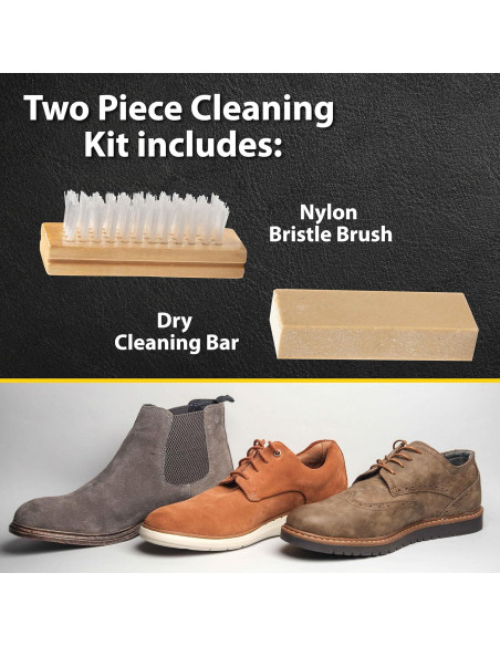 Kit Limpiador de Zapatos de Ante Fiebing - Barra y Cepillo