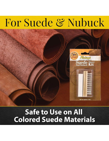 Kit Limpiador de Zapatos de Ante Fiebing - Barra y Cepillo