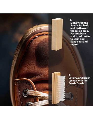 Kit Limpiador de Zapatos de Ante Fiebing - Barra y Cepillo