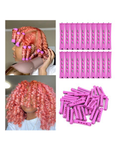 Juego de 20 Varillas para Permanente de Cabello Natural - Púrpura