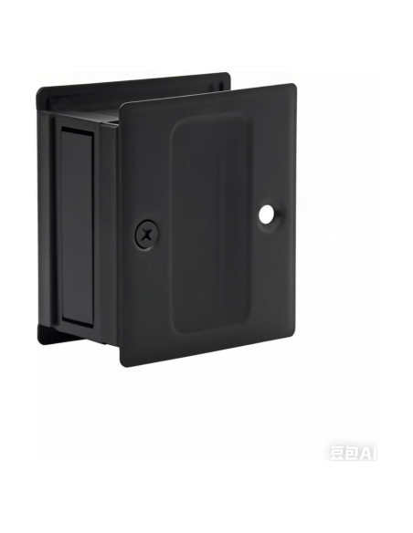 Tirador de puerta corredera SUNTAI negro mate 6.99x6.35 cm Tirador de puerta corredera SUNTAI negro mate 6.99x6.35 cm