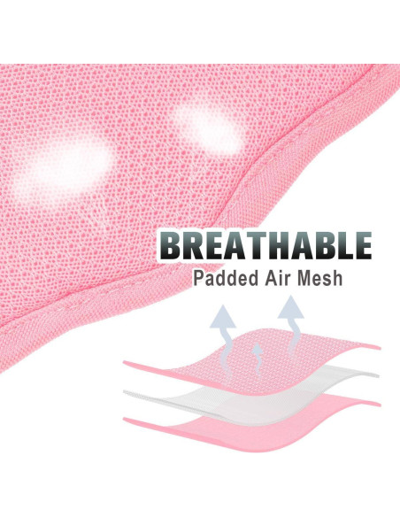 Arnés para Perros Grande BARKBAY Sin Tirones Reflectante Rosa