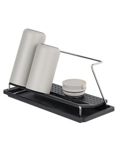 Soporte para Secar Botellas Carrotez - Negro, Polipropileno