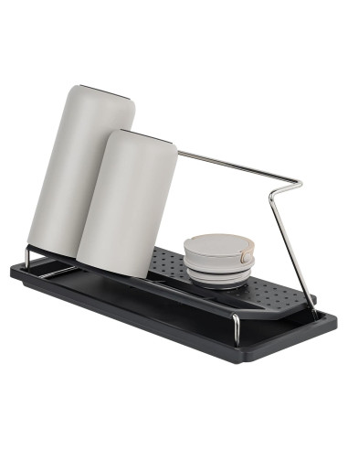 Soporte para Secar Botellas Carrotez - Negro, Polipropileno