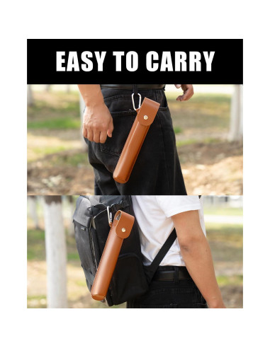 Broca Manual para Madera Burtok 25.4 cm con Funda de Cuero