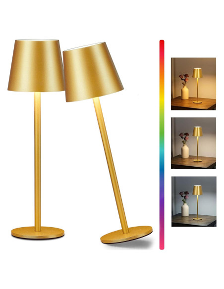 Lámpara de Mesa Inalámbrica RGB Faithorse 5200mAh 2 Paquetes