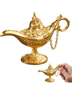 Lámpara de Aladino Dorada Vintage CurcKua 29x10x19 cm 2