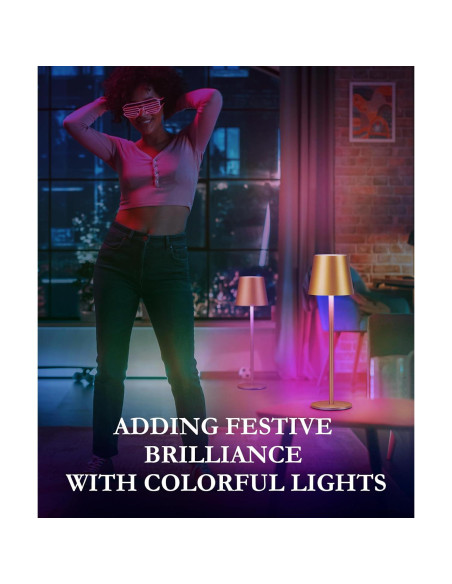 Lámpara de Mesa Inalámbrica RGB Faithorse 5200mAh 2 Paquetes