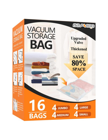 Bolsas de Sellado al Vacío BAMCOO 16 Piezas Variadas