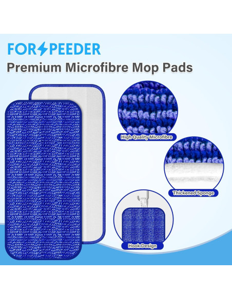 Paños Reutilizables para Mopa Swiffer WetJet - 7 Unidades Microfibra