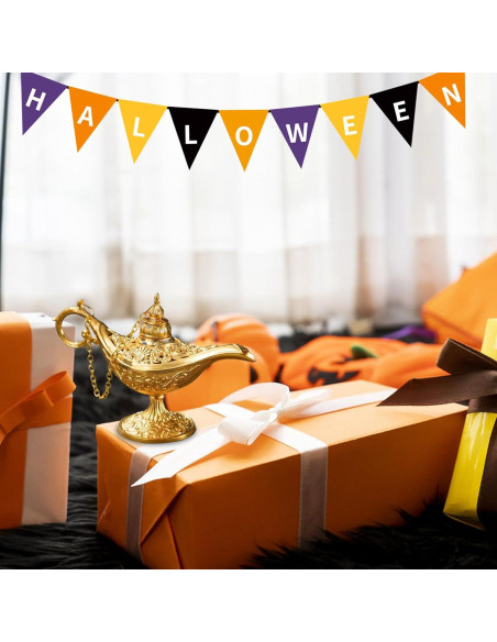 Lámpara de Aladino Dorada Vintage CurcKua 29x10x19 cm