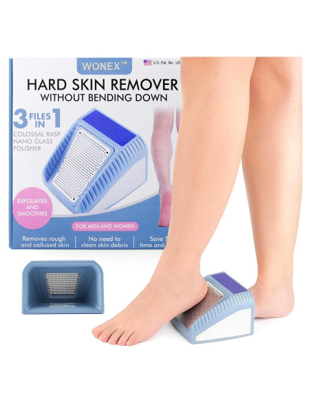 Exfoliador de Pies 3 en 1 Wonex - Removedor de Callos Gris Exfoliador de Pies 3 en 1 Wonex - Removedor de Callos Gris