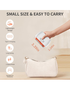 Cortador y Limador de Uñas Eléctrico WEIHUINET 3 en 1 USB 2