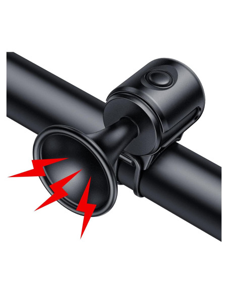 Timbre Eléctrico para Bicicleta POWVINE 130db Montaje Manillar