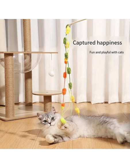 Varitas Interactivas para Gatos IUHKBH - 3 PCS con Campana