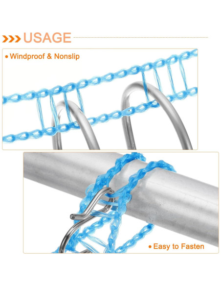 Cuerda de Ropa Portátil uxcell 5m Nylon Antideslizante Beige Cuerda de Ropa Portátil uxcell 5m Nylon Antideslizante Beige