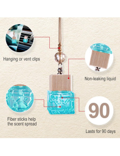 Ambientadores de coche L'Odeur Vill Coco - 2 difusores colgantes 2