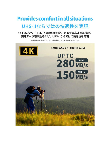 Nextorage 128GB 2 Pack SDXC UHS-II V60 100MB/s 280MB/s