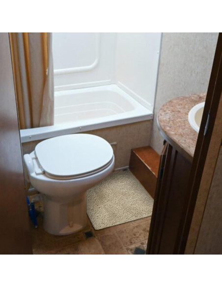 Alfombra de Baño Antideslizante KAMA BRIDAL Beige 30x30 cm