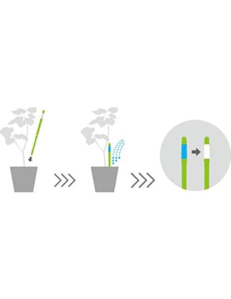 Medidor de Humedad del Suelo Sustee Aquameter Blanco Mediano