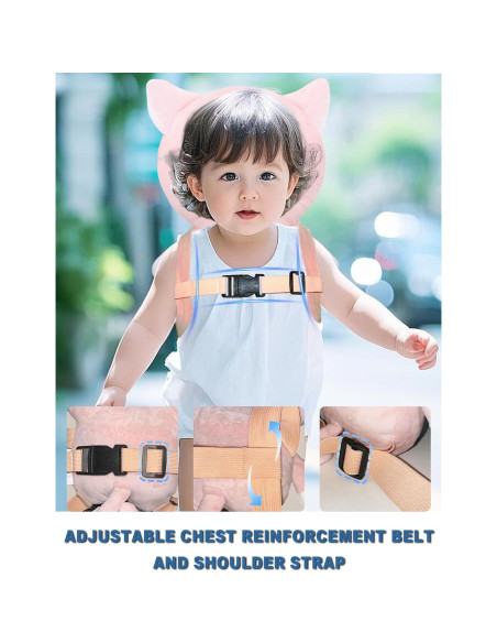 Arnés de Seguridad para Niños Pequeños con Correa 2.5m - Mochila Dinosaurio